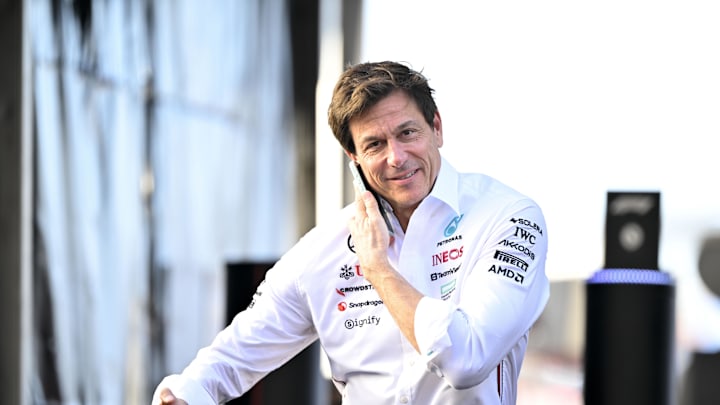 Oct 20, 2024; Austin, Texas, USA; Torger Christian Toto Wolff Team Principal and CEO of Mercedes AMG Petronas F1 walks through the track entrance before the 2024 Formula One US Grand Prix at Circuit of the Americas. Mandatory Credit: Jerome Miron-Imagn Images Oct 20, 2024; Austin, Texas, USA; Torger Christian Toto Wolff Team Principal and CEO of Mercedes AMG Petronas F1 walks through the track entrance before the 2024 Formula One US Grand Prix at Circuit of the Americas. Mandatory Credit: Jerome Miron-Imagn Images