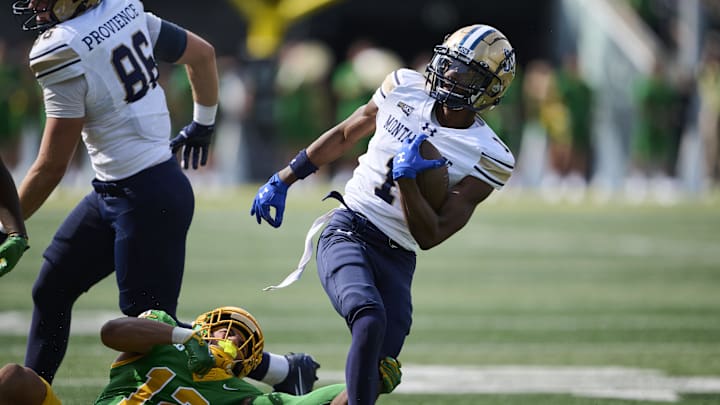 Montana State Bobcats wide receiver Chris Long (1)