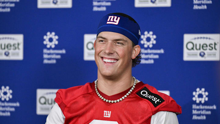 New York Giants quarterback Jaxson Dart  