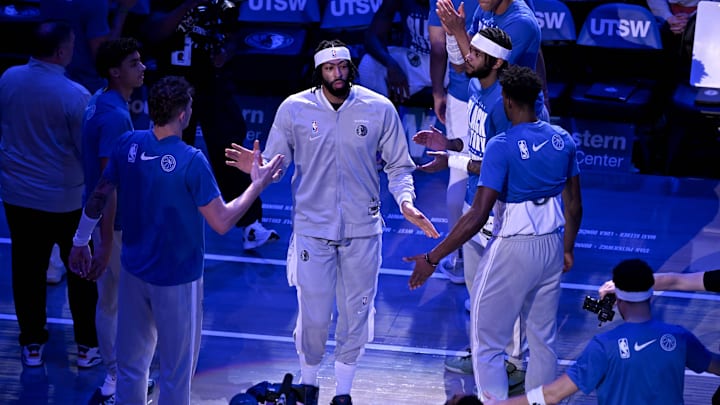 Dallas Mavericks forward Anthony Davis. Dallas Mavericks forward Anthony Davis.
