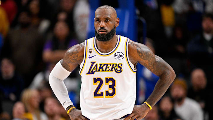 Los Angeles Lakers forward LeBron James is a solid prop target on Monday. Los Angeles Lakers forward LeBron James is a solid prop target on Monday.