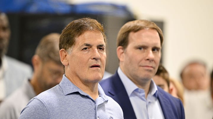 Mark Cuban sold his majority share of the Mavericks to the Dumont and Adelson families in 2023.