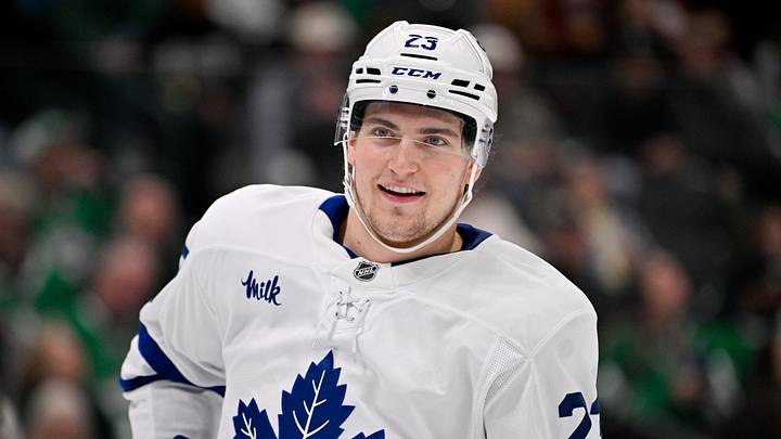 Dec 21, 2025; Dallas, Texas, USA; Toronto Maple Leafs left wing Matthew Knies (23) looks on during the game at the American Airlines Center. Mandatory Credit: Jerome Miron-Imagn Images Dec 21, 2025; Dallas, Texas, USA; Toronto Maple Leafs left wing Matthew Knies (23) looks on during the game at the American Airlines Center. Mandatory Credit: Jerome Miron-Imagn Images