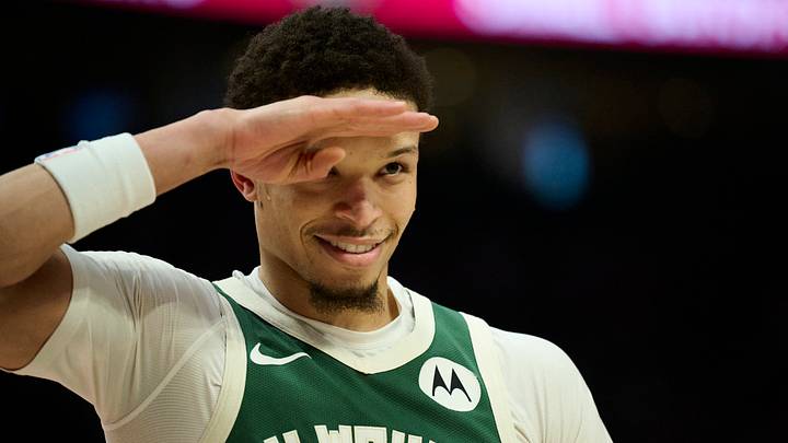 Mar 25, 2026; Portland, Oregon, USA; Milwaukee Bucks guard Ryan Rollins (13) salutes a fan during the first half against the Portland Trail Blazers at Moda Center. Mandatory Credit: Troy Wayrynen-Imagn Images Mar 25, 2026; Portland, Oregon, USA; Milwaukee Bucks guard Ryan Rollins (13) salutes a fan during the first half against the Portland Trail Blazers at Moda Center. Mandatory Credit: Troy Wayrynen-Imagn Images
