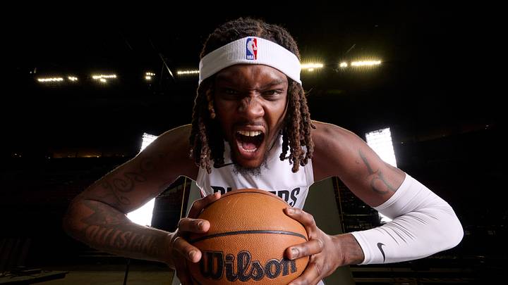 Sep 28, 2026; Portland, OR, USA; Portland Trail Blazers center Robert Williams III (35) during media day at the Moda Center. Mandatory Credit: Troy Wayrynen-Imagn Images