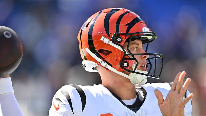 Oct 25, 2026; Baltimore, Maryland, USA; Cincinnati Bengals quarterback Joe Burrow (9) warms up prior to the game against the Baltimore Ravens at M&T Bank Stadium. Mandatory Credit: Jamie Sabau-Imagn Images Oct 25, 2026; Baltimore, Maryland, USA; Cincinnati Bengals quarterback Joe Burrow (9) warms up prior to the game against the Baltimore Ravens at M&T Bank Stadium. Mandatory Credit: Jamie Sabau-Imagn Images