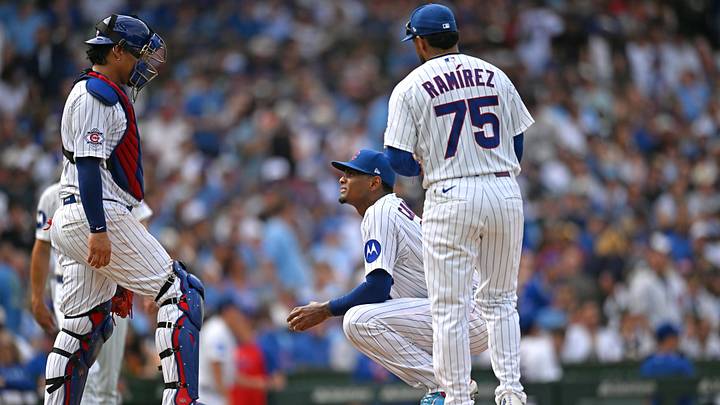 Chicago Cubs pitcher Edward Cabrera.