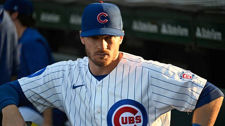 Sep 3, 2026; Chicago, Illinois, USA;  Chicago Cubs left fielder Ian Happ (8) is seen before the game against the Milwaukee Brewers at Wrigley Field.  Mandatory Credit: Matt Marton-Imagn Images