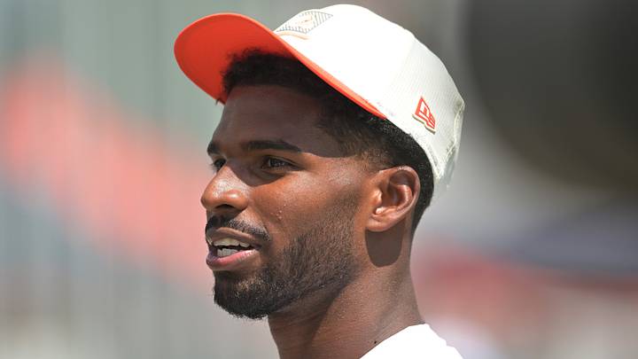 Jul 29, 2026; Berea, OH, USA; Cleveland Browns quarterback Shedeur Sanders (2) at CrossCountry Mortgage Campus. Mandatory Credit: Ken Blaze-Imagn Images Jul 29, 2026; Berea, OH, USA; Cleveland Browns quarterback Shedeur Sanders (2) at CrossCountry Mortgage Campus. Mandatory Credit: Ken Blaze-Imagn Images