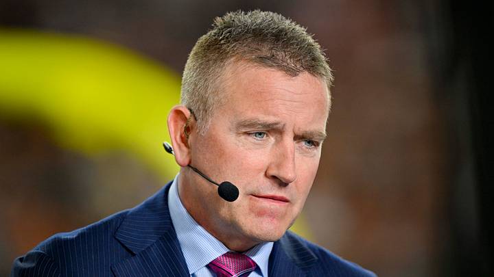 ESPN College GameDay analyst Kirk Herbstreit before the game. ESPN College GameDay analyst Kirk Herbstreit before the game.