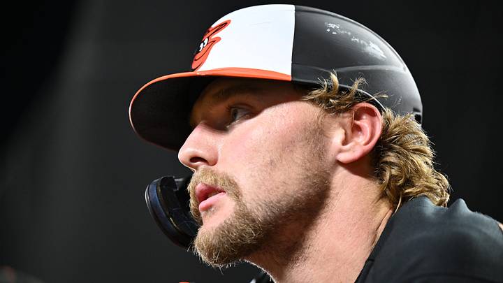 Aug 20, 2026; Baltimore, Maryland, USA; Baltimore Orioles infielder Gunnar Henderson (2) waits in the dugout for his turn at bat in the eighth inning against the New York Yankees at Oriole Park at Camden Yards. Mandatory Credit: Jamie Sabau-Imagn Images Aug 20, 2026; Baltimore, Maryland, USA; Baltimore Orioles infielder Gunnar Henderson (2) waits in the dugout for his turn at bat in the eighth inning against the New York Yankees at Oriole Park at Camden Yards. Mandatory Credit: Jamie Sabau-Imagn Images
