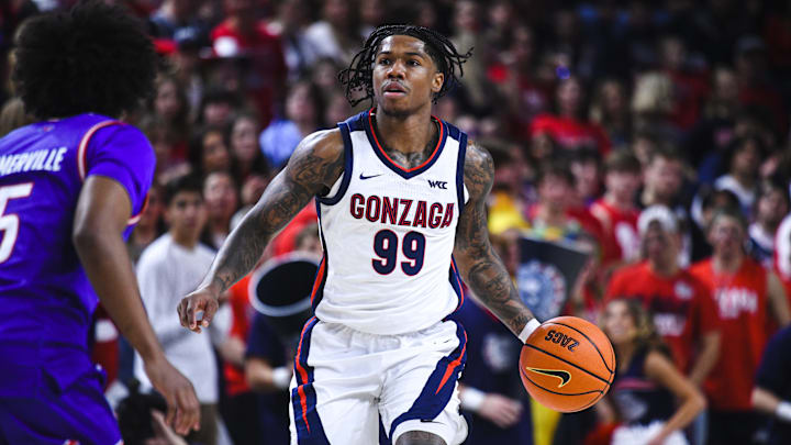 Gonzaga senior guard Khalif Battle. Gonzaga senior guard Khalif Battle.