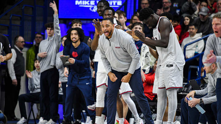 Gonzaga men's basketball team. Gonzaga men's basketball team.