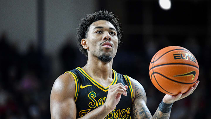San Francisco Dons guard Malik Thomas (1).