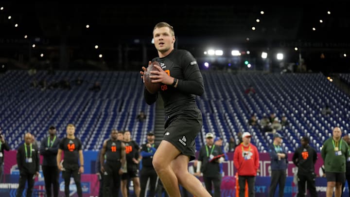 Former Syracuse football star QB Kyle McCord, who performed well at the NFL Combine, had classy comments about Ohio State.