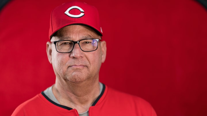 Cincinnati Reds manager Terry Francona during the annual team picture day at the Cincinnati Reds Player Development Complex in Goodyear, Ariz., on Tuesday, Feb. 18, 2025.