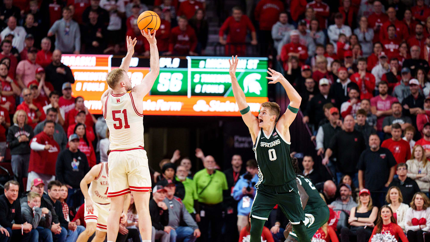 In Nebraska’s Biggest Game, Huskers' Rienk Mast Stands Tall Against Michigan State