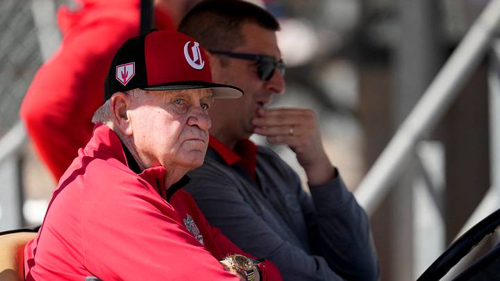 Feb 20, 2023; Goodyear, Arizona, USA; Cincinnati Reds owner Bob Castellini watches live batting practice from a cart with general manager Nick Krall at the Cincinnati Reds Player Development Complex. Mandatory Credit: Sam Greene/The Cincinnati Enquirer via USA TODAY NETWORK Feb 20, 2023; Goodyear, Arizona, USA; Cincinnati Reds owner Bob Castellini watches live batting practice from a cart with general manager Nick Krall at the Cincinnati Reds Player Development Complex. Mandatory Credit: Sam Greene/The Cincinnati Enquirer via USA TODAY NETWORK