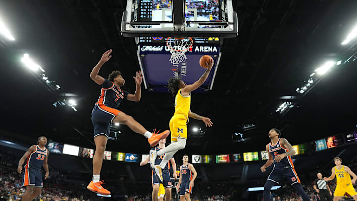 Michigan Wolverines guard Elliot Cadeau. Michigan Wolverines guard Elliot Cadeau.