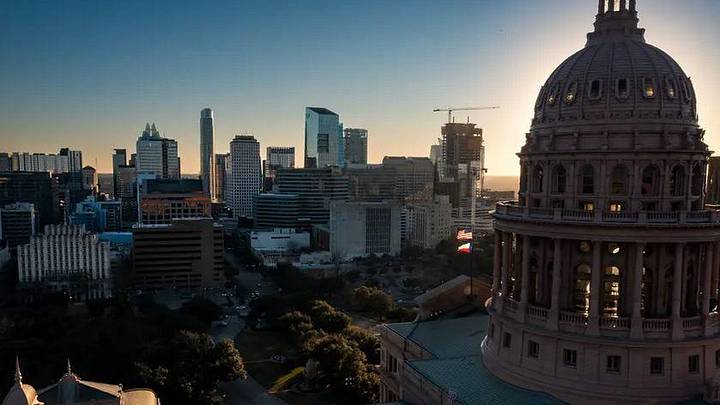 An aerial view of the Capitol in Austin on Jan. 6, 2022.
Texas Property An aerial view of the Capitol in Austin on Jan. 6, 2022.
Texas Property