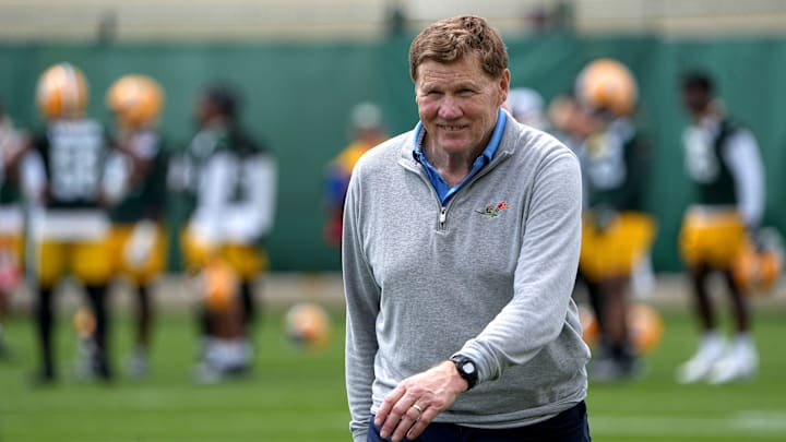Green Bay Packers president Mark Murphy is shown during the team’s mini camp Tuesday, June 11, 2024 in Green Bay, Wisconsin.