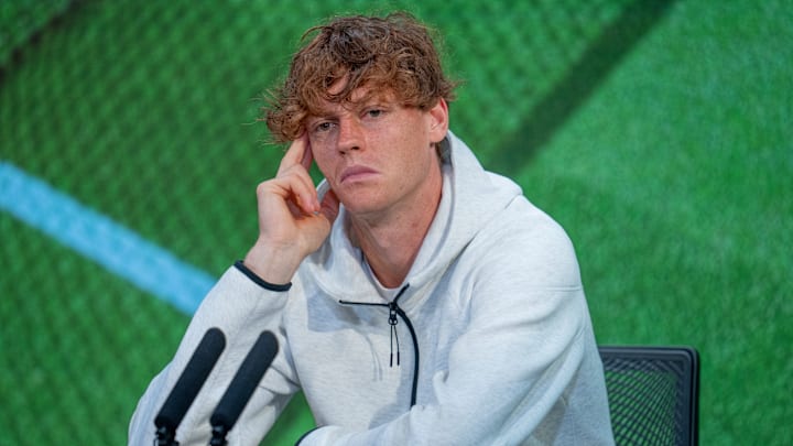 Jannik Sinner at Wimbledon 2024