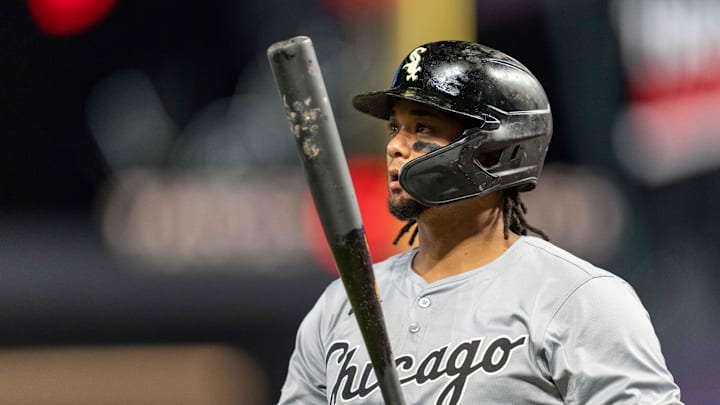 Chicago White Sox catcher Martin Maldonado (15) looks on during the ninth inning against the Minnesota Twins at Target Field in 2024. Chicago White Sox catcher Martin Maldonado (15) looks on during the ninth inning against the Minnesota Twins at Target Field in 2024.