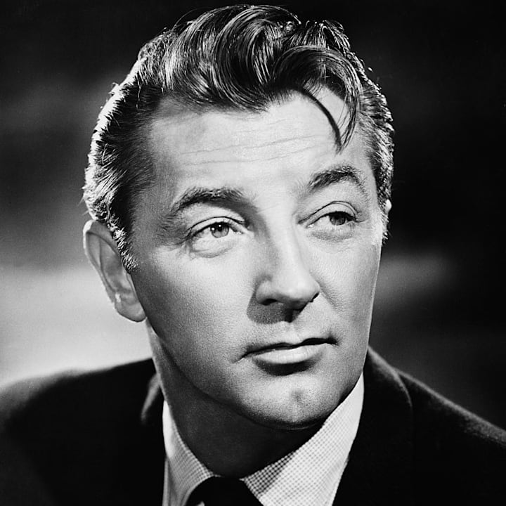 Robert Mitchum is pictured