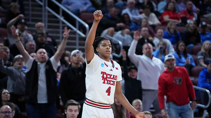  Texas Tech Red Raiders guard Christian Anderson (4)a. Mandatory Credit: Kirby Lee-Imagn Images
