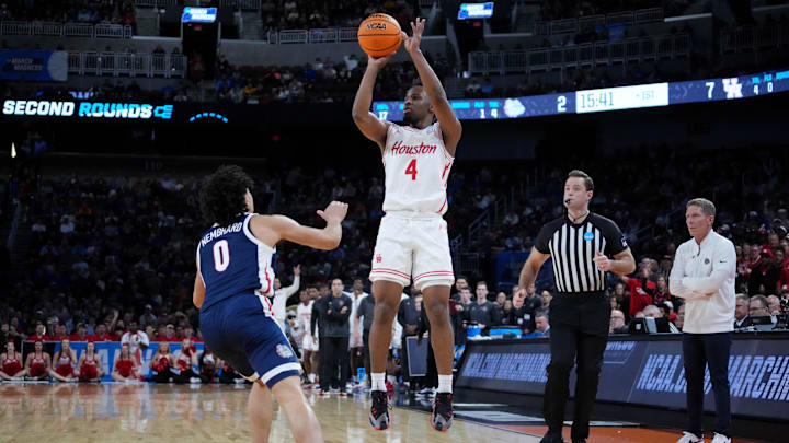 Houston Cougars guard L.J. Cryer (4)