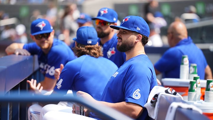 Jays' RHP Alek Manoah during a game against the Chicago Cubs. Jays' RHP Alek Manoah during a game against the Chicago Cubs.