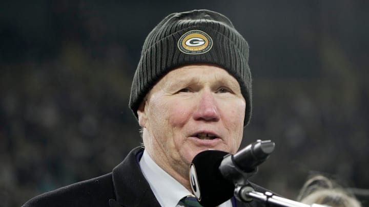 Retiring Green Bay Packers president Mark Murphy is honored for his service during halftime of their game Monday, December 23, 2024 at Lambeau Field in Green Bay, Wisconsin. The Green Bay Packers beat the New Orleans Saint 34-0.