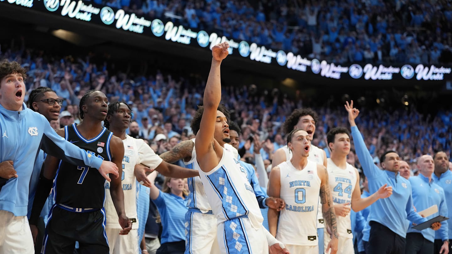 All the angles you NEED to see of Seth Trimble's three-pointer to beat Duke