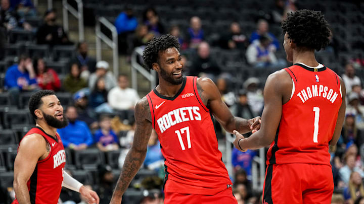 The Houston Rockets cannot split Tari Eason and Amen Thompson up 