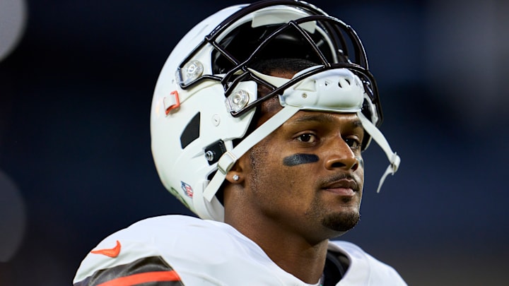 September 18, 2023; Pittsburgh, PA; Browns QB Deshaun Watson during Cleveland's Week 2 loss to the Steelers