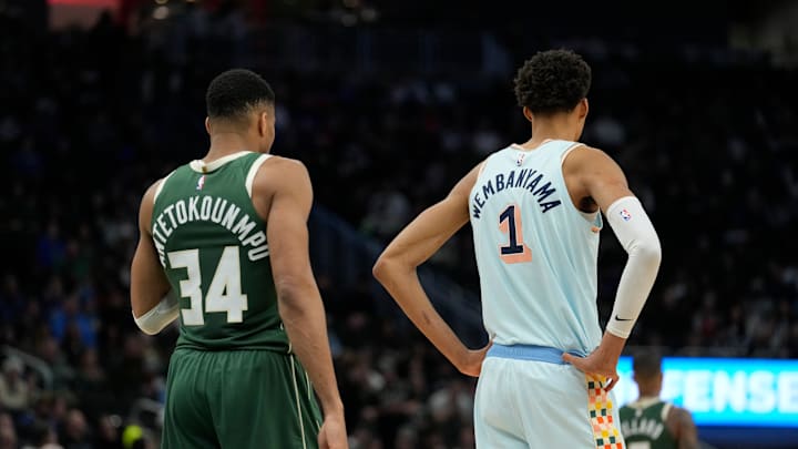 Giannis Antetokounmpo, Victor Wembanyama 