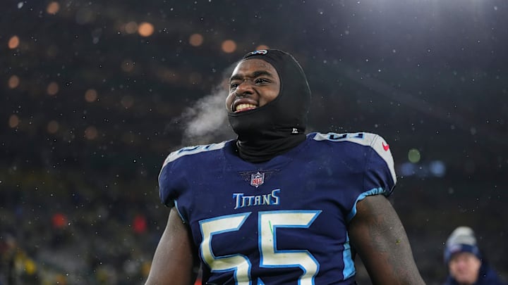 Aaron Brewer #55 Tennessee Titans