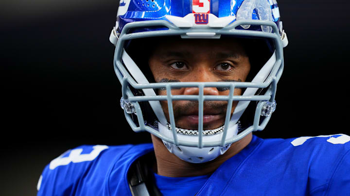 Russell Wilson of the New York Giants Russell Wilson of the New York Giants