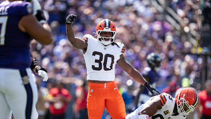 Devin Bush: Cleveland Browns v Baltimore Ravens - NFL 2025