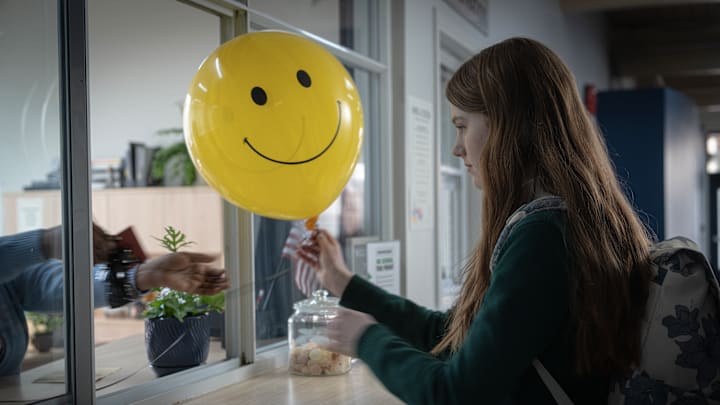 Khiyla Aynne as Hazel Reed in Happy Face, episode 4, season 1, streaming on Paramount+. Photo credit: Ed Araquel/Paramount+