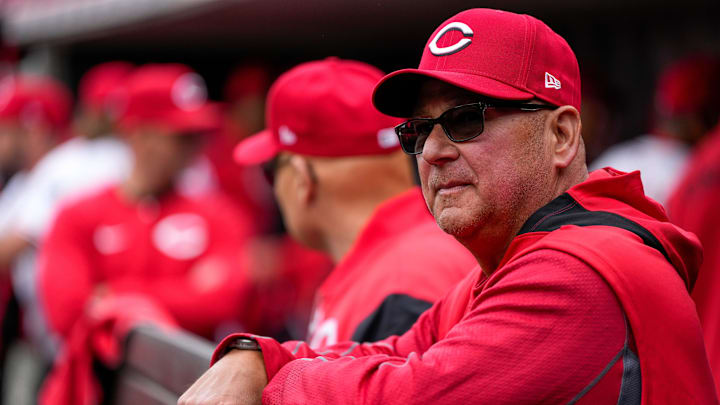 Cincinnati Reds manager Terry Francona Cincinnati Reds manager Terry Francona