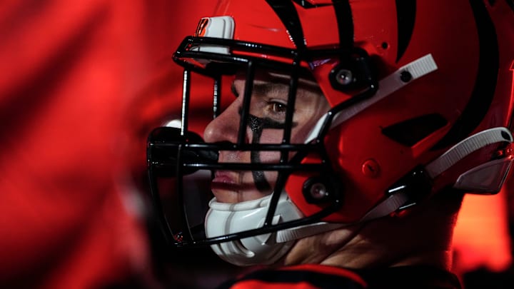 Cincinnati Bengals defensive end Trey Hendrickson (91) prepares to take the field in the first quarter of the NFL Week 17 game between the Cincinnati Bengals and the Buffalo Bills at Paycor Stadium in Downtown Cincinnati on Monday, Jan. 2, 2023. The game was suspended with suspended in the first quarter after Buffalo Bills safety Damar Hamlin (3) was taken away in an ambulance following a play.

Buffalo Bills At Cincinnati Bengals Week 17