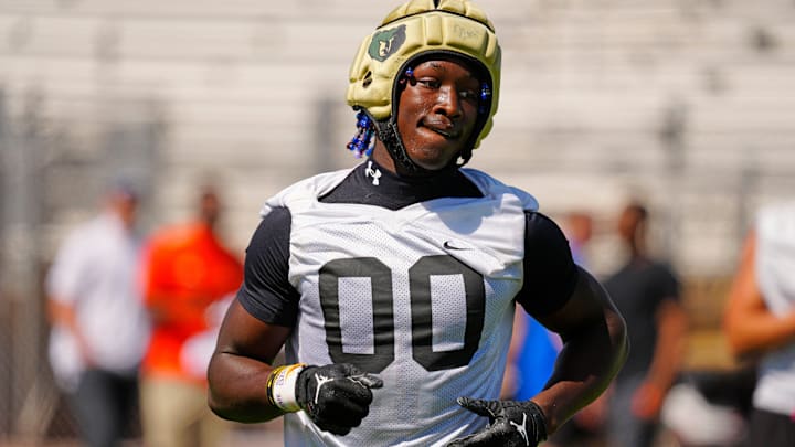 Basha defensive back Mason Lewis