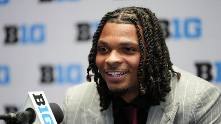 Rutgers wide receiver Ian Strong Rutgers wide receiver Ian Strong