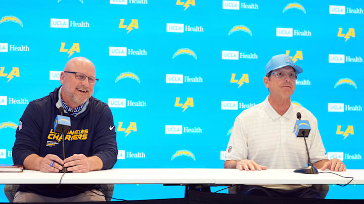 Joe Hortiz and Jim Harbaugh