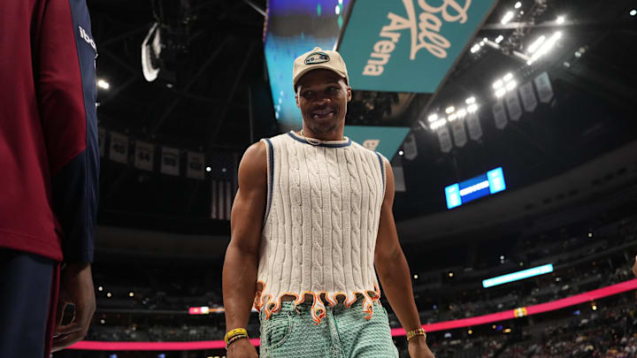 Denver Nuggets guard Russell Westbrook (4) in in the second half against the Oklahoma City Thunder at Ball Arena. 