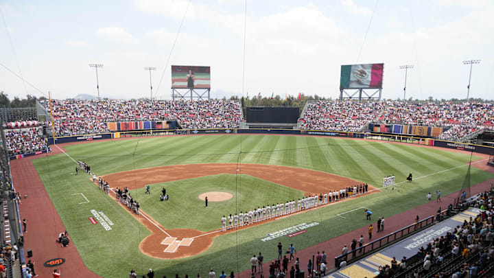 Apr 30, 2023; Mexico City, Mexico; San Diego Padres Series In Mexico