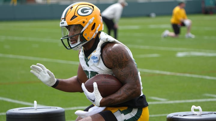 Green Bay Packers running back AJ Dillon