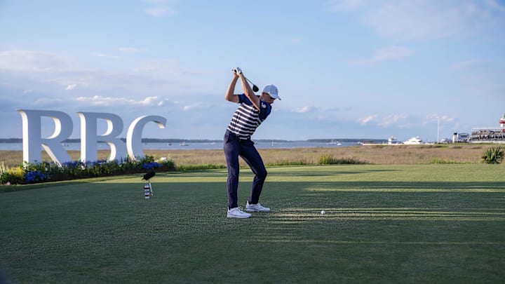 Jordan Spieth is an underdog to Viktor Hovland in a matchup bet at the RBC Heritage.