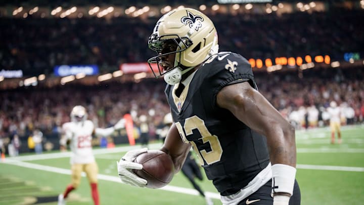 Juwan Johnson is a great touchdown bet for NFL Week 5 action. Juwan Johnson is a great touchdown bet for NFL Week 5 action.